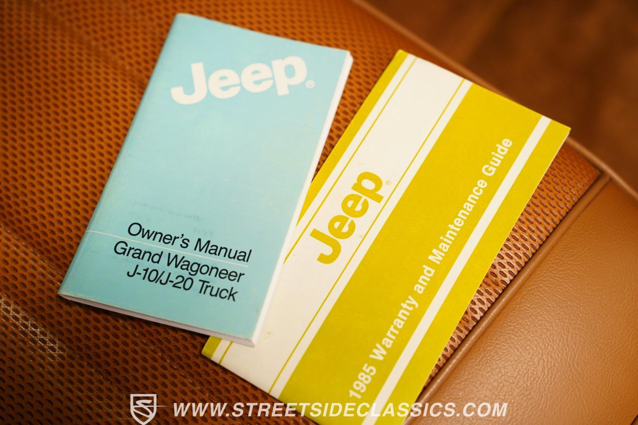 1985 Jeep J10 Pioneer 4X4