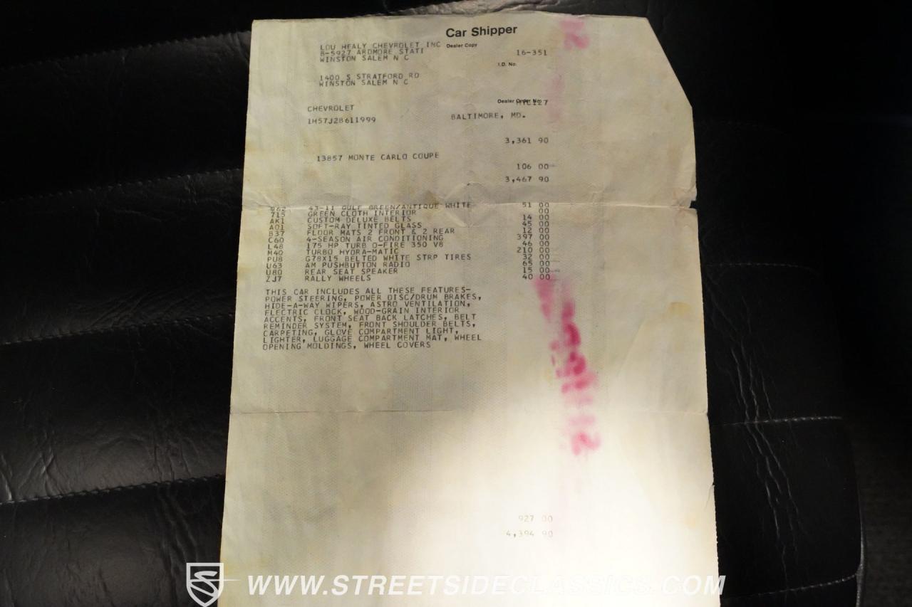 1972 Chevrolet Monte Carlo