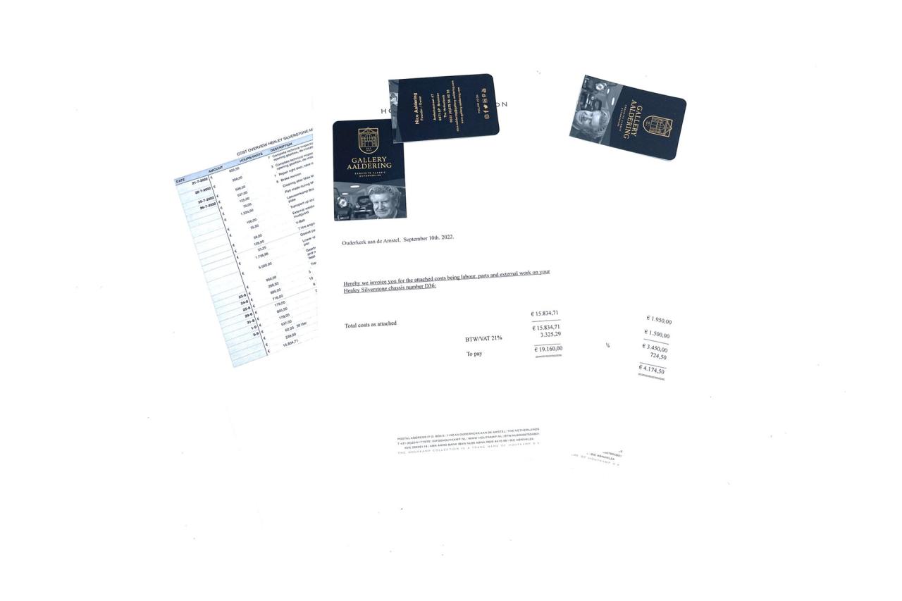 1950 Healey Silverstone &ldquo;D36&rdquo; Mille Miglia