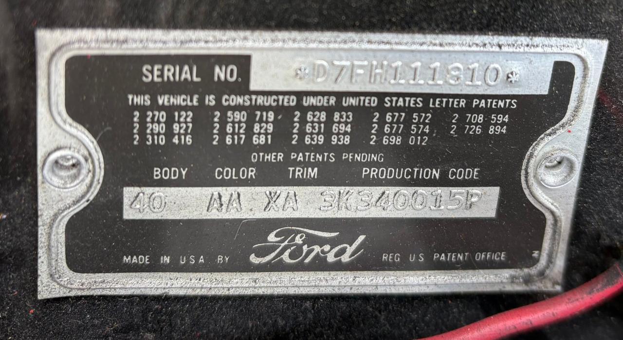 1957 Ford Thunderbird Convertible