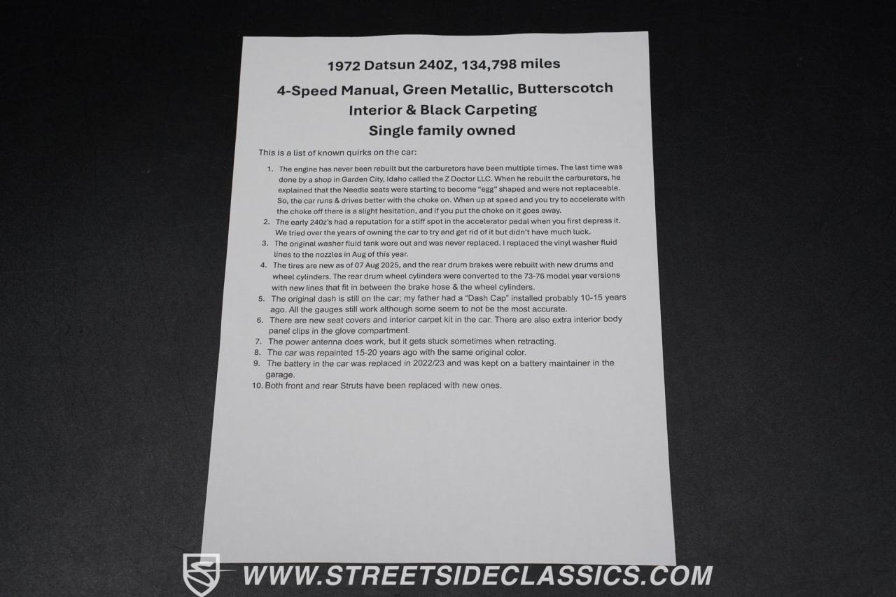 1972 Datsun 240Z