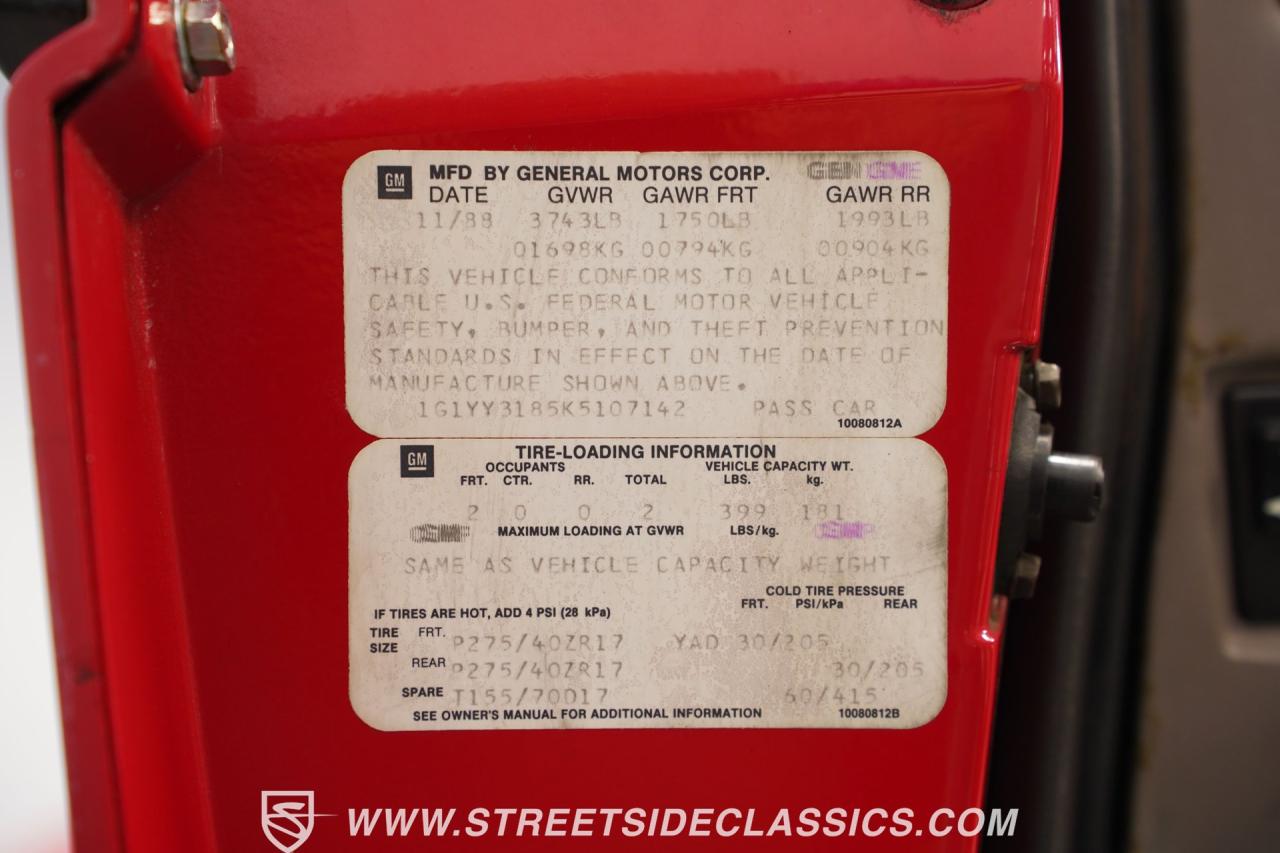 1989 Chevrolet Corvette Convertible