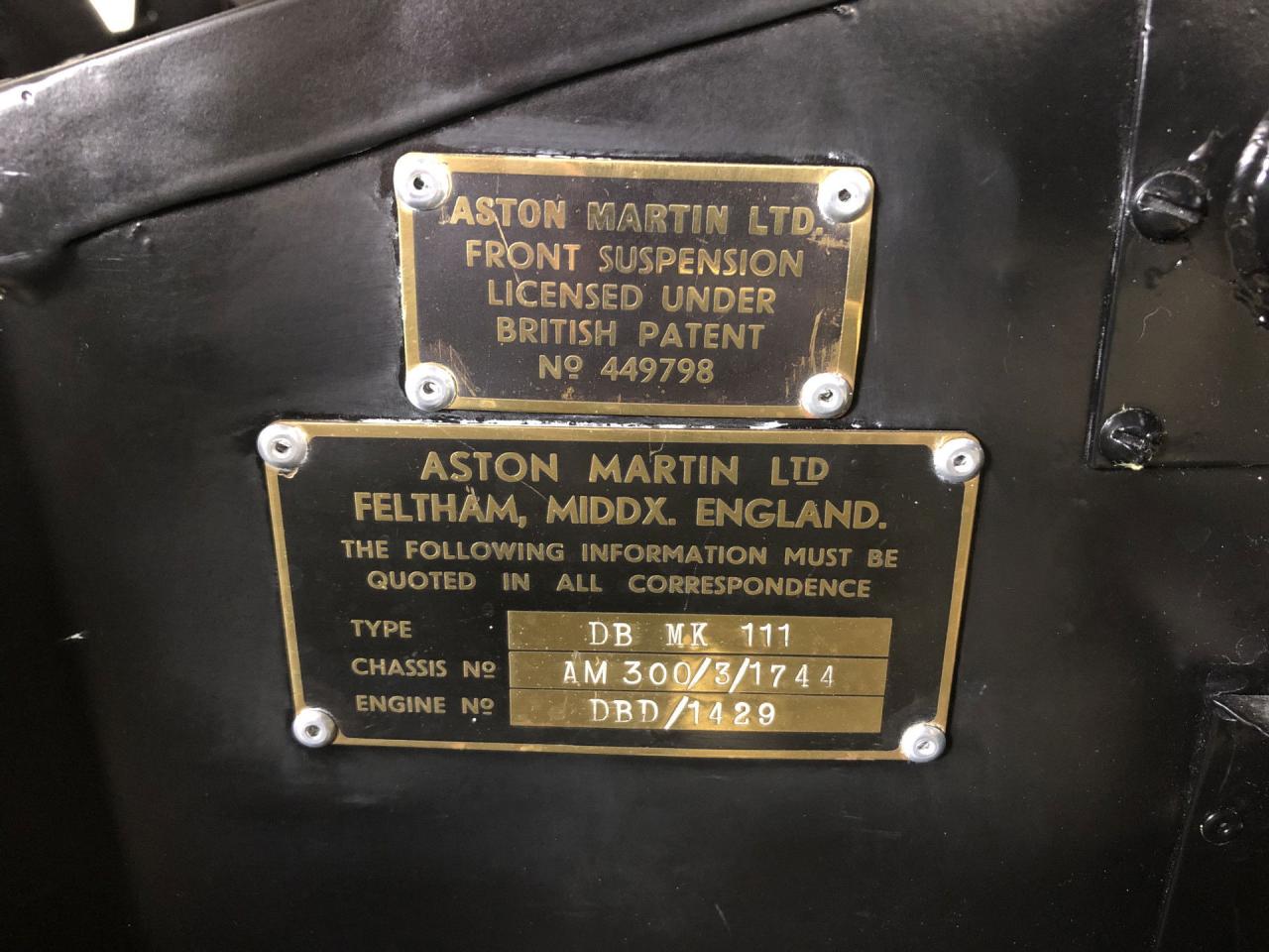 1958 Aston Martin DB2/4 MK III