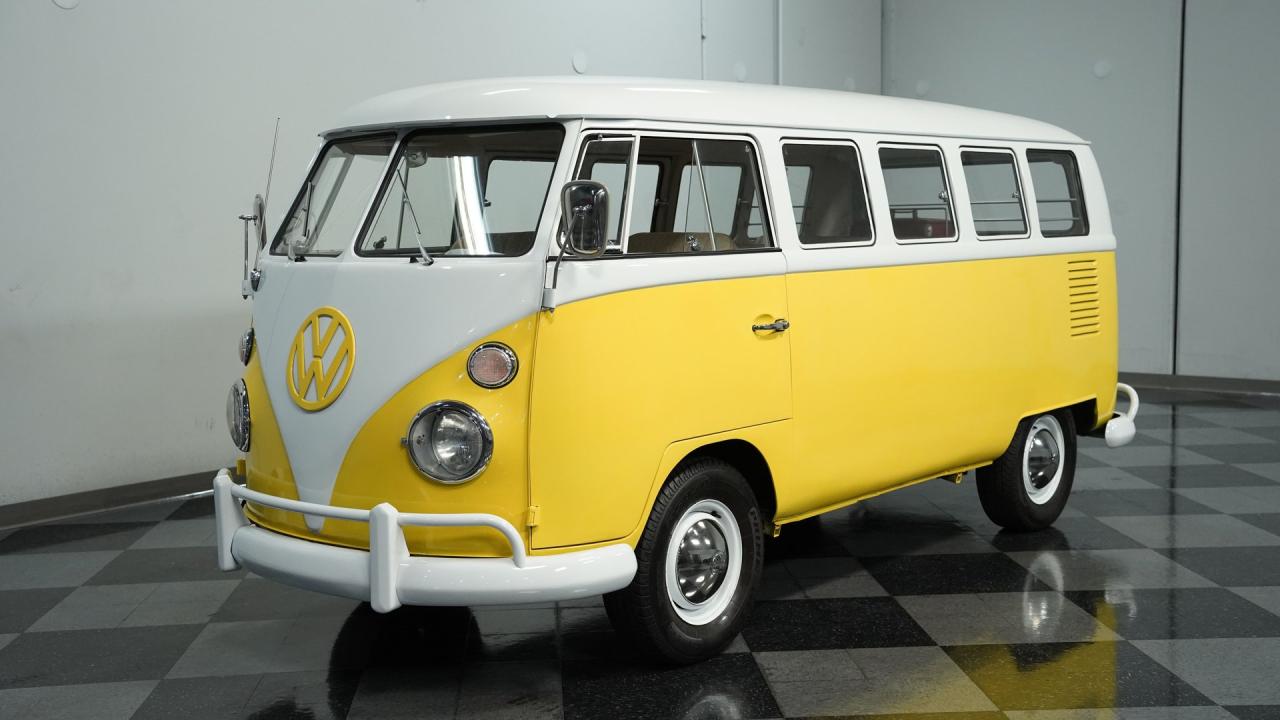 1966 Volkswagen 13 Window Deluxe Walkthrough Bus