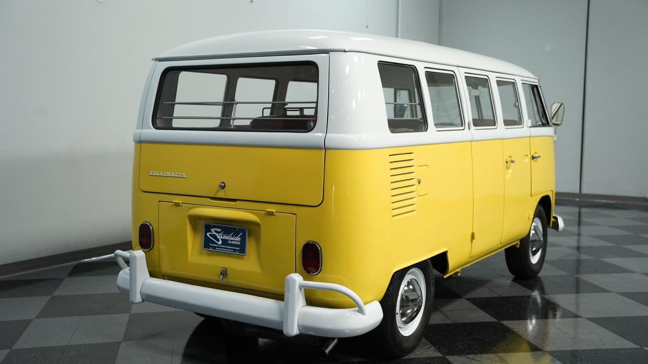 1966 Volkswagen 13 Window Deluxe Walkthrough Bus