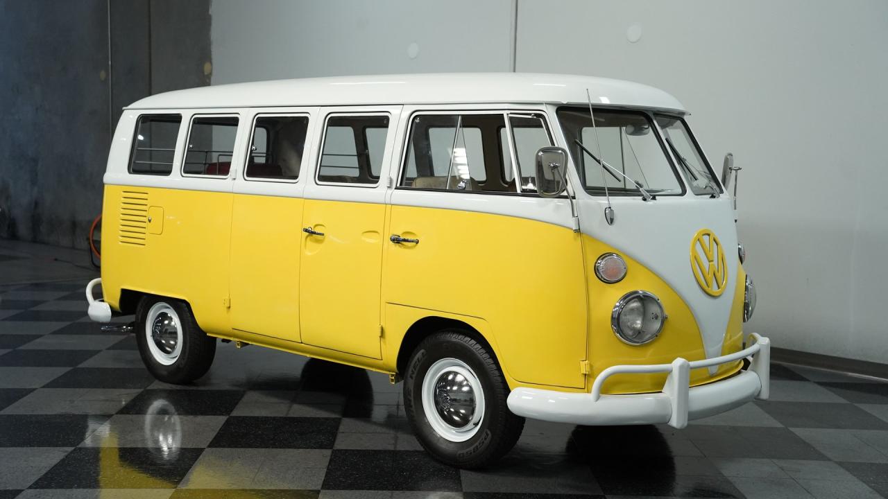 1966 Volkswagen 13 Window Deluxe Walkthrough Bus