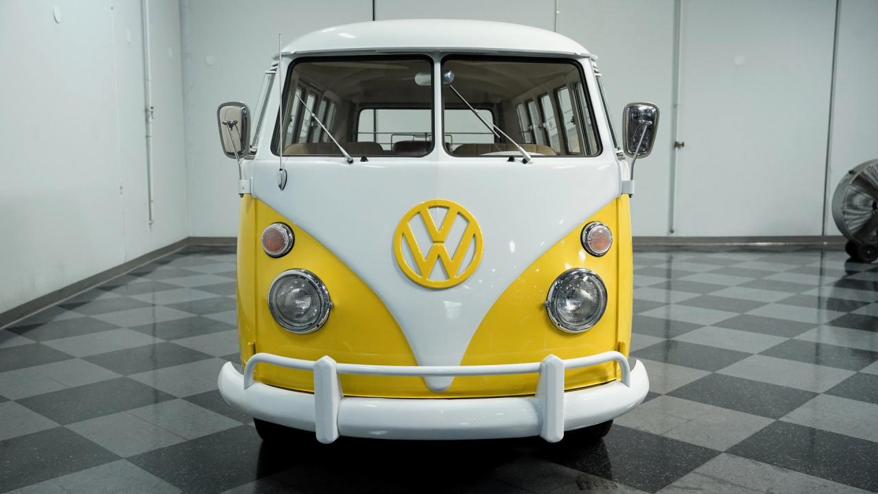 1966 Volkswagen 13 Window Deluxe Walkthrough Bus