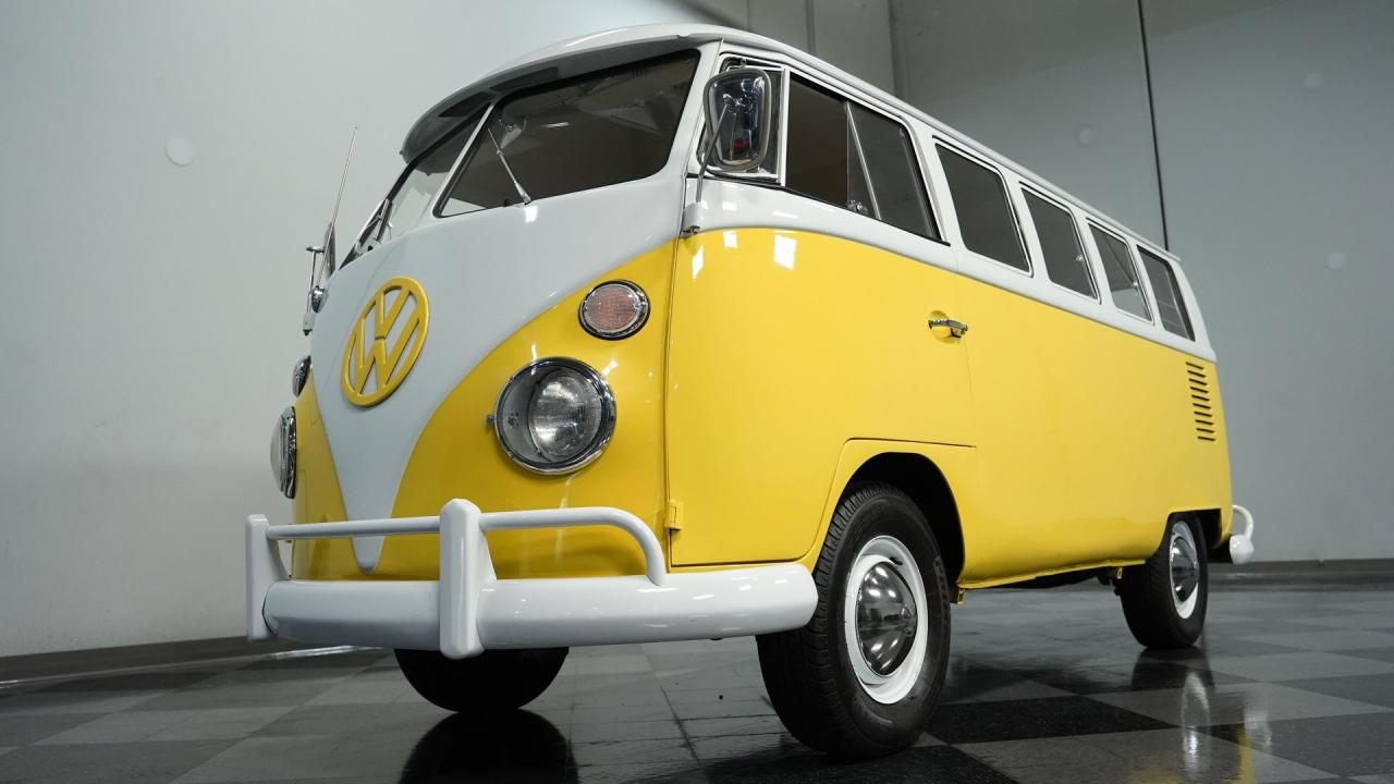 1966 Volkswagen 13 Window Deluxe Walkthrough Bus