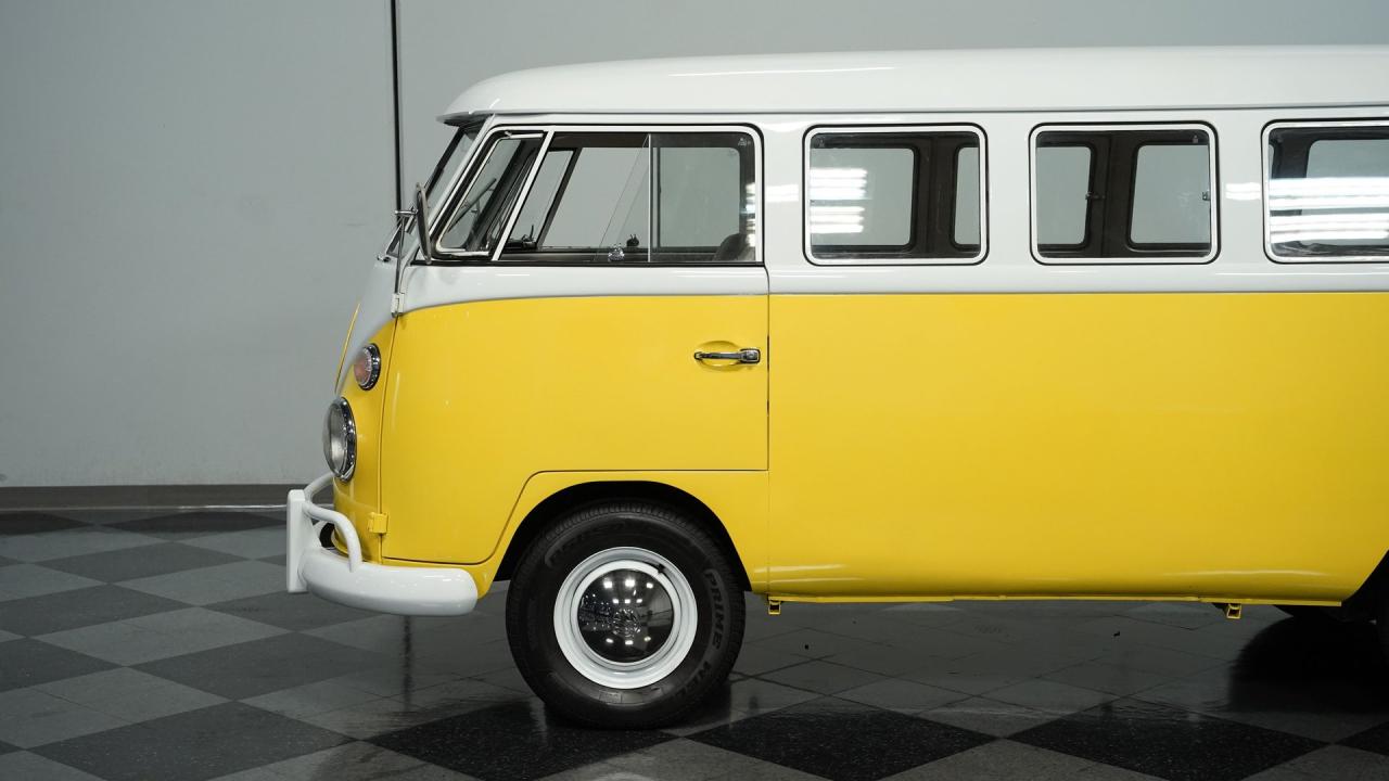 1966 Volkswagen 13 Window Deluxe Walkthrough Bus