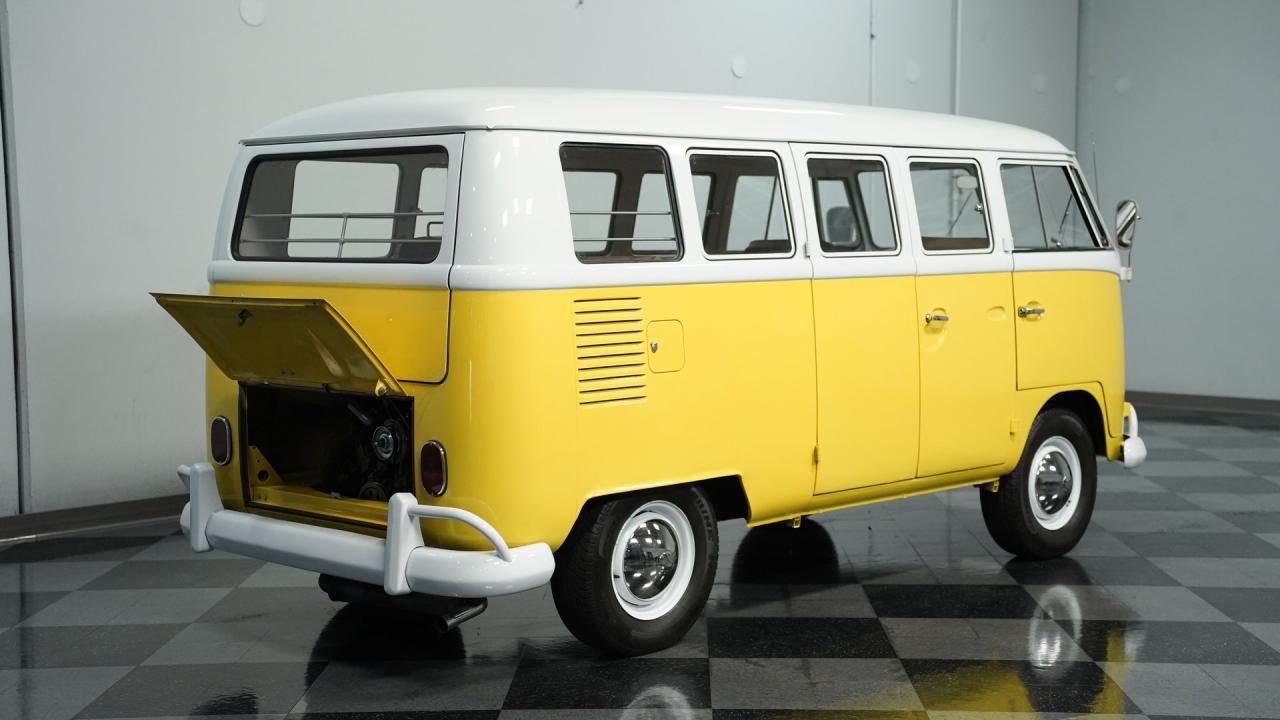 1966 Volkswagen 13 Window Deluxe Walkthrough Bus