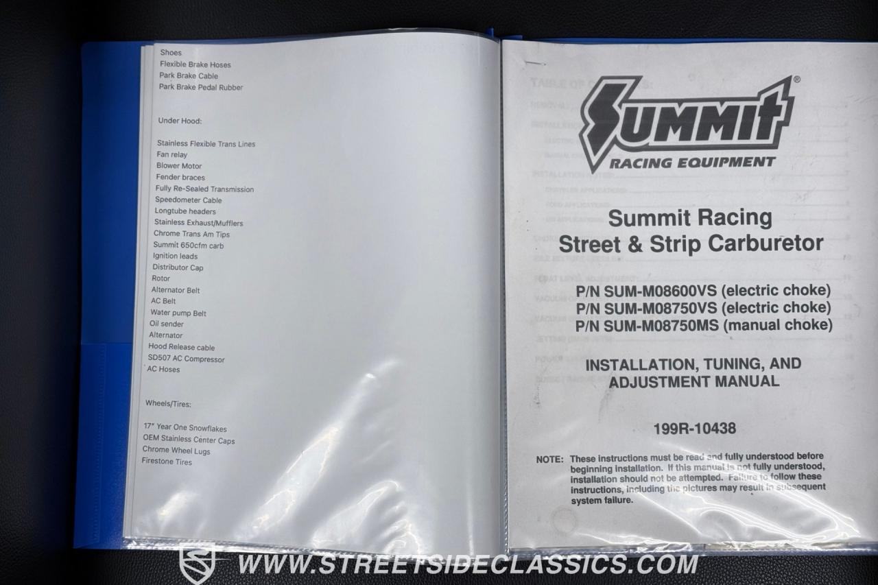 1979 Pontiac Firebird Trans Am Tribute