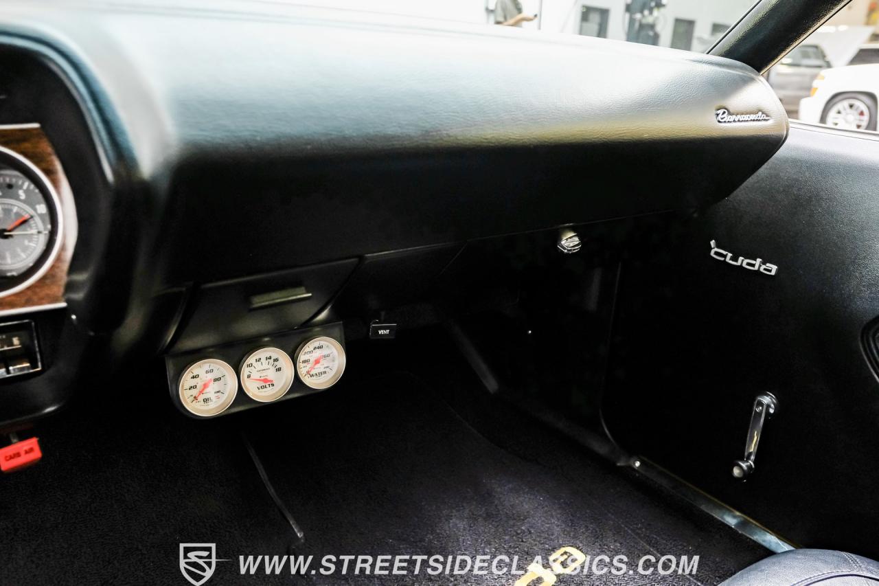 1970 Plymouth Cuda 440 6 Pack Tribute