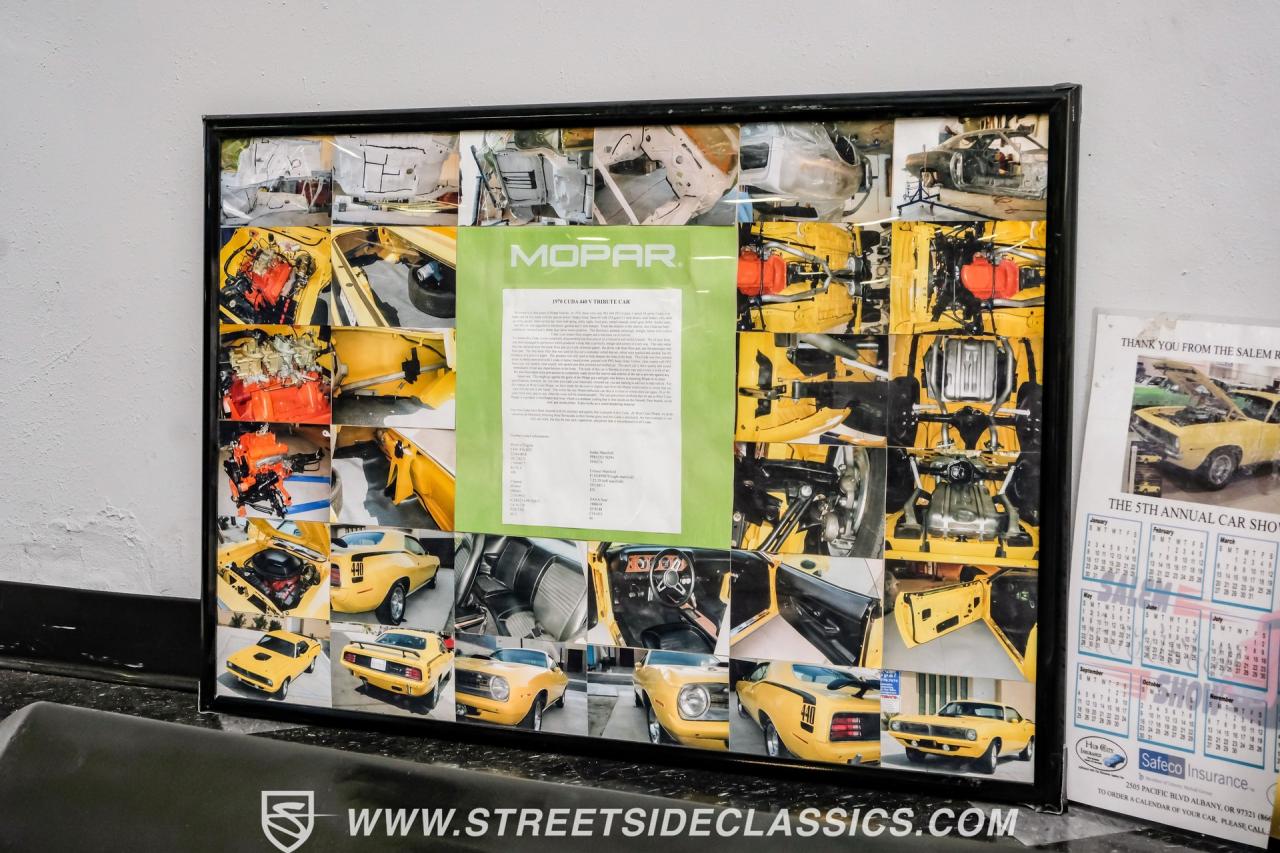 1970 Plymouth Cuda 440 6 Pack Tribute