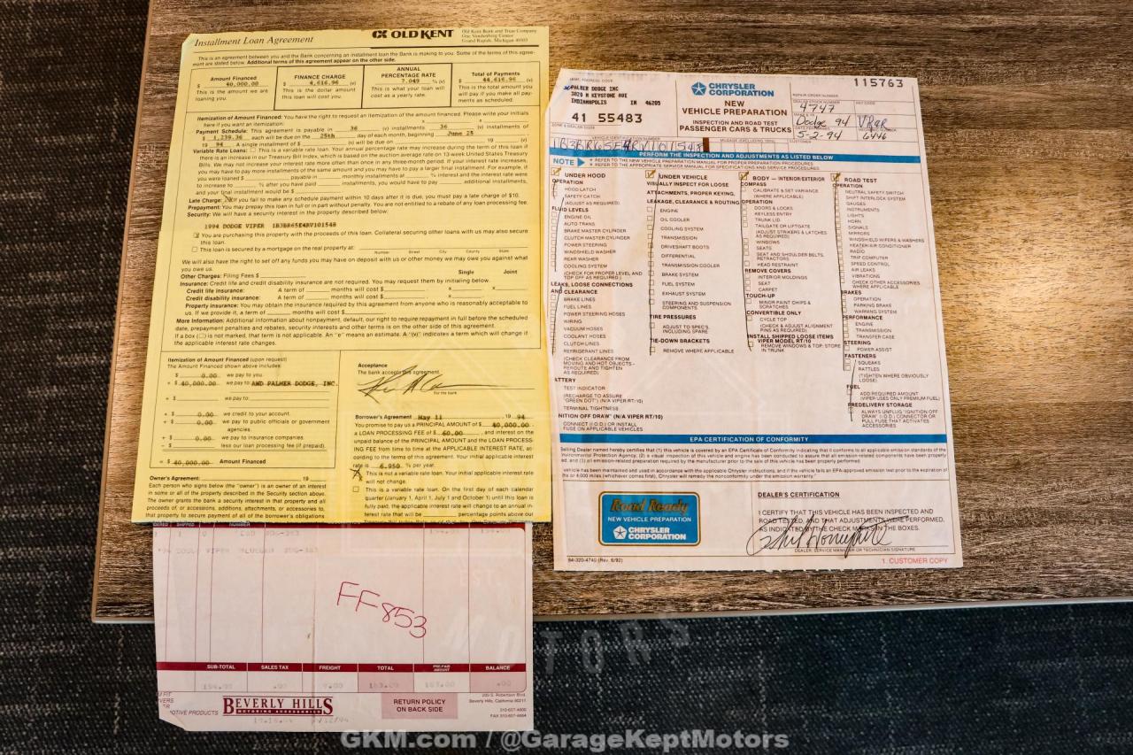 1994 Dodge Viper