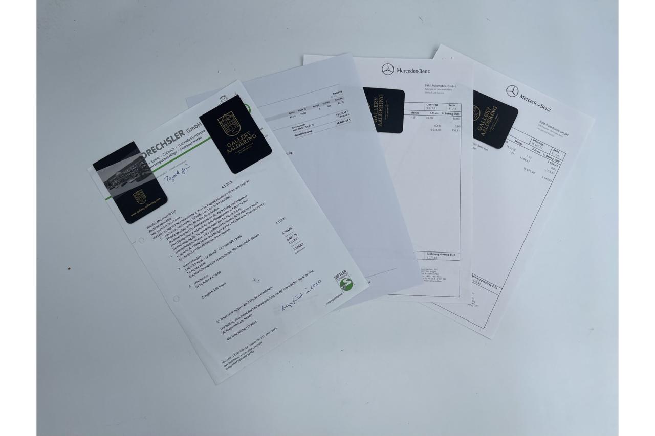 1970 Mercedes - Benz Mercedes Benz 280 SL Pagode &ldquo;MB Datenkarte correct&rdquo;