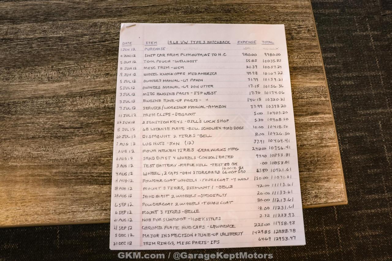 1968 Volkswagen Type 3