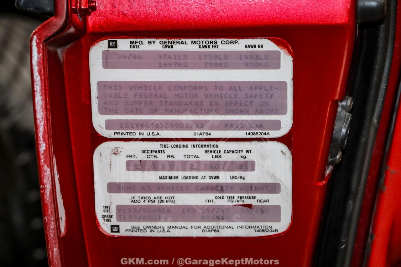 1986 Chevrolet Corvette