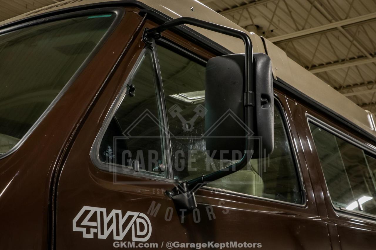 1986 Volkswagen Vanagon Westfalia Weekender Wolfsburg Syncro