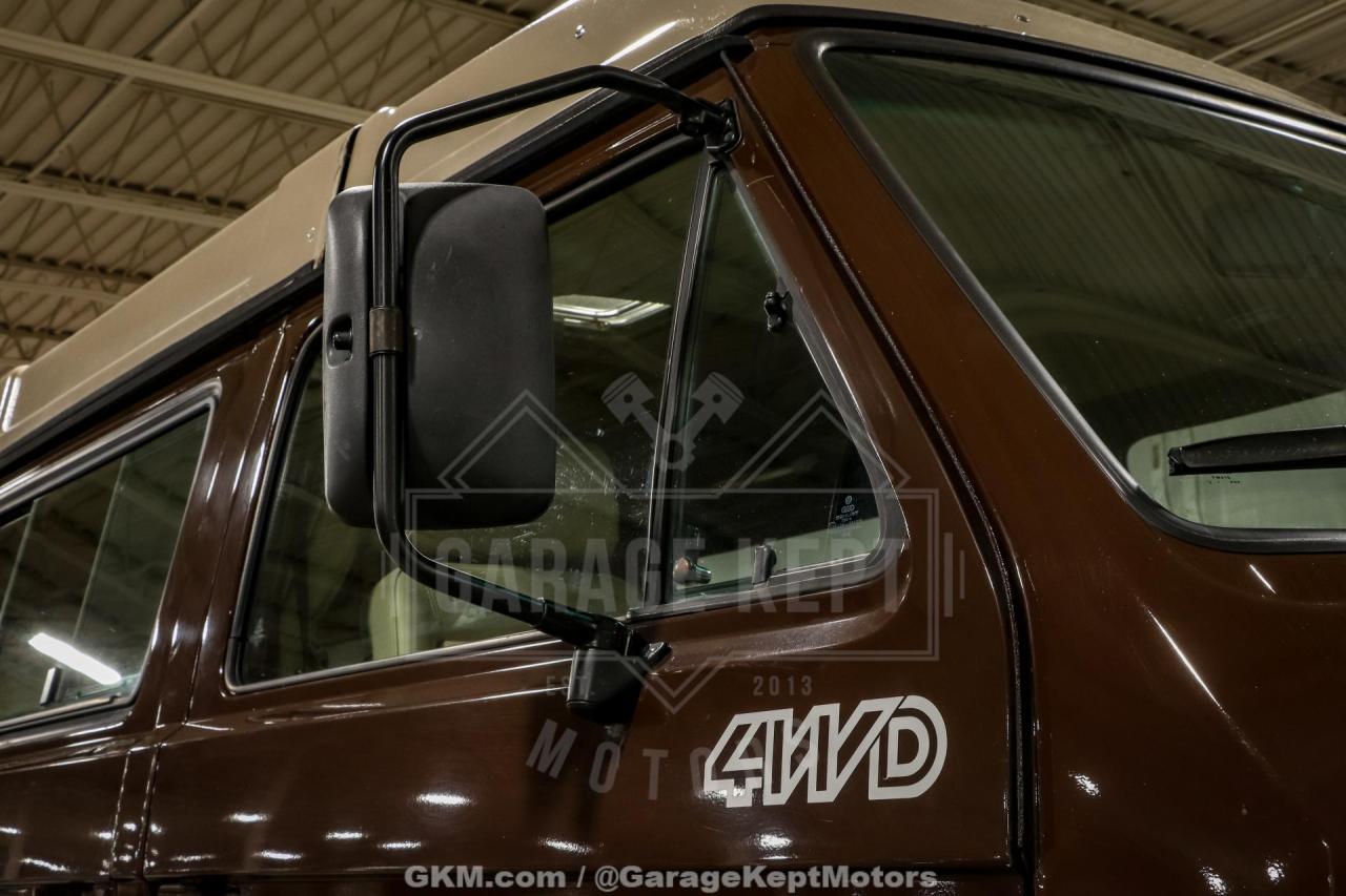 1986 Volkswagen Vanagon Westfalia Weekender Wolfsburg Syncro