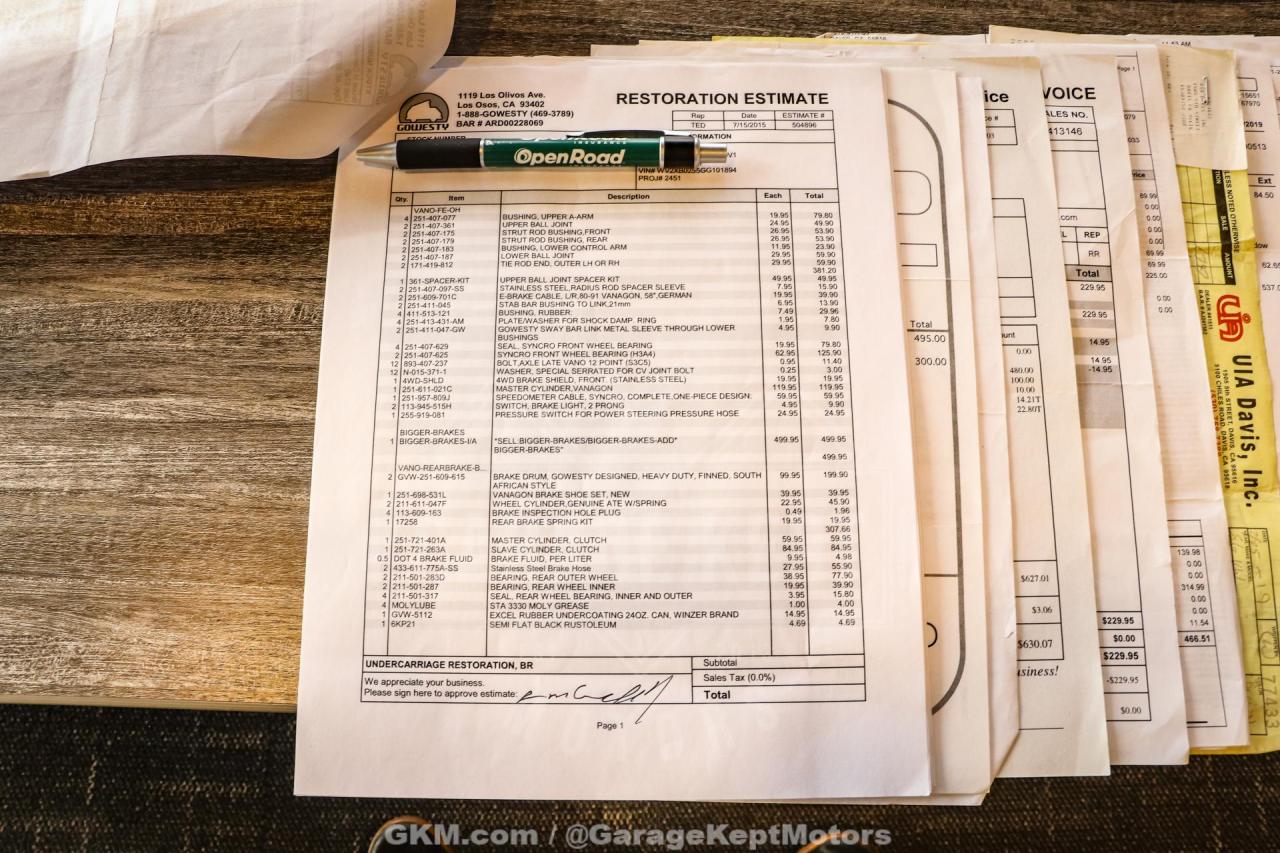 1986 Volkswagen Vanagon Westfalia Weekender Wolfsburg Syncro