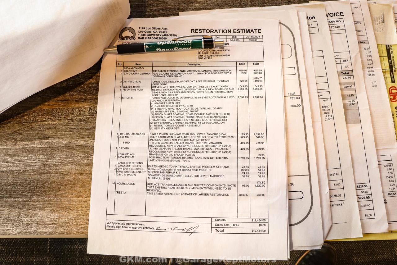 1986 Volkswagen Vanagon Westfalia Weekender Wolfsburg Syncro