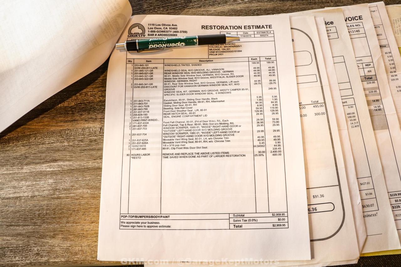 1986 Volkswagen Vanagon Westfalia Weekender Wolfsburg Syncro