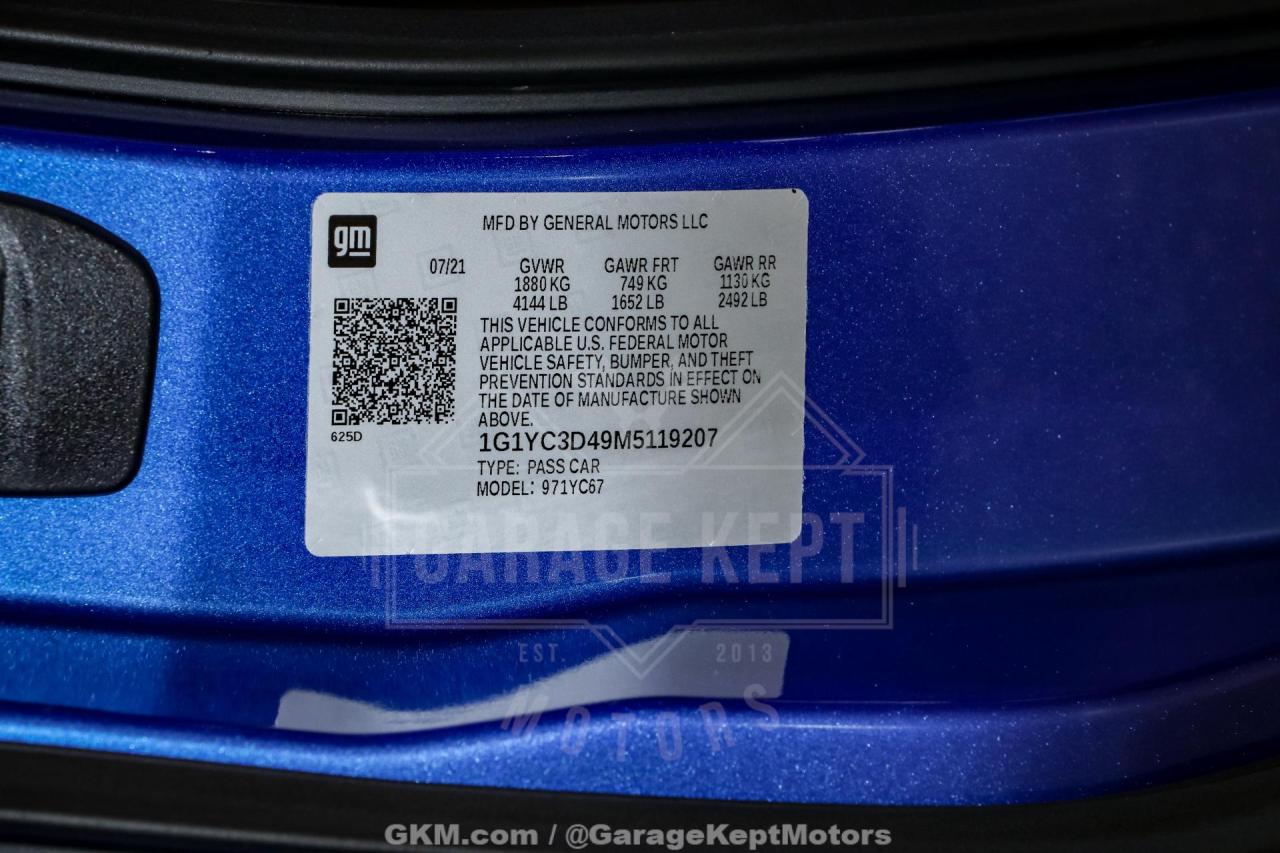 2021 Chevrolet Corvette Stingray Convertible 3LT