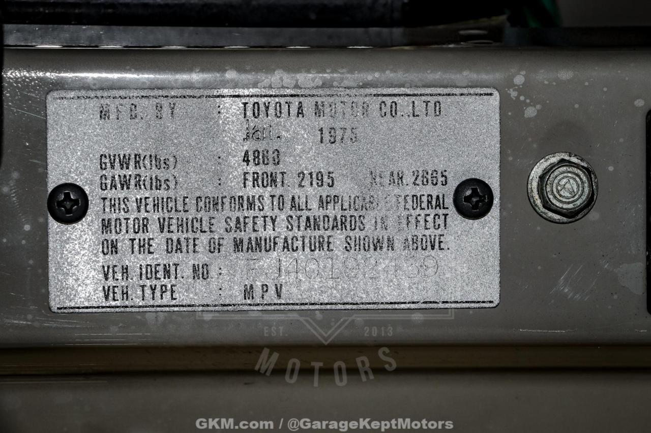 1975 Toyota Land Cruiser FJ40