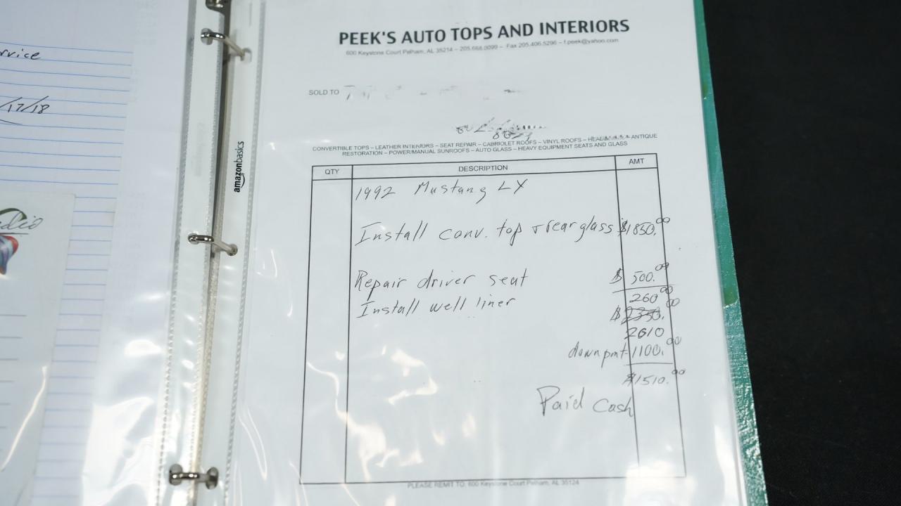 1992 Ford Mustang LX Convertible