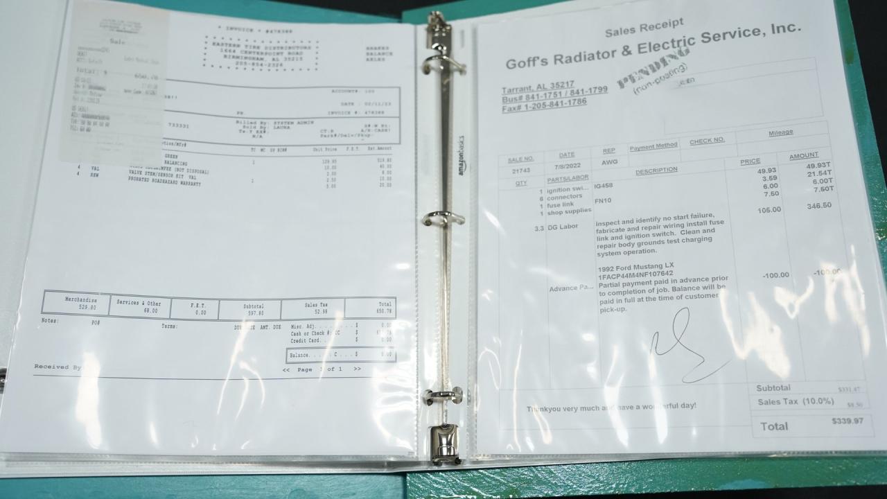 1992 Ford Mustang LX Convertible