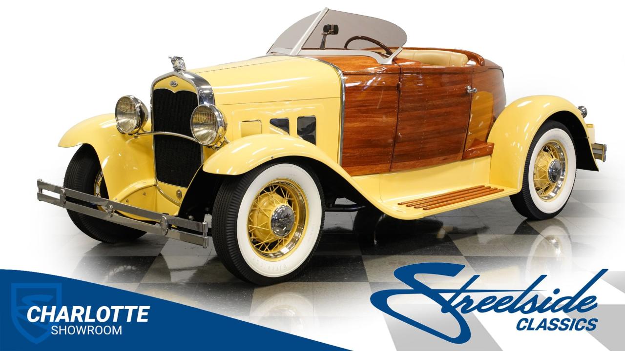 1931 Ford Model A Custom Boattail Roadster