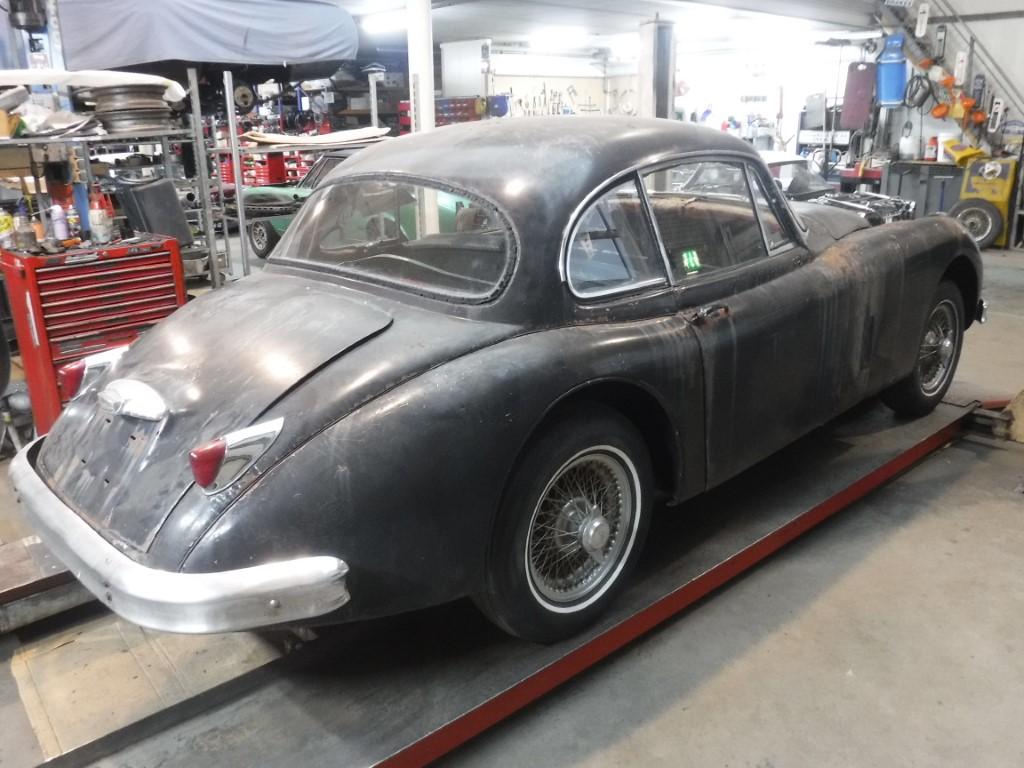 1959 Jaguar XK 150 Coup&eacute; black to restore
