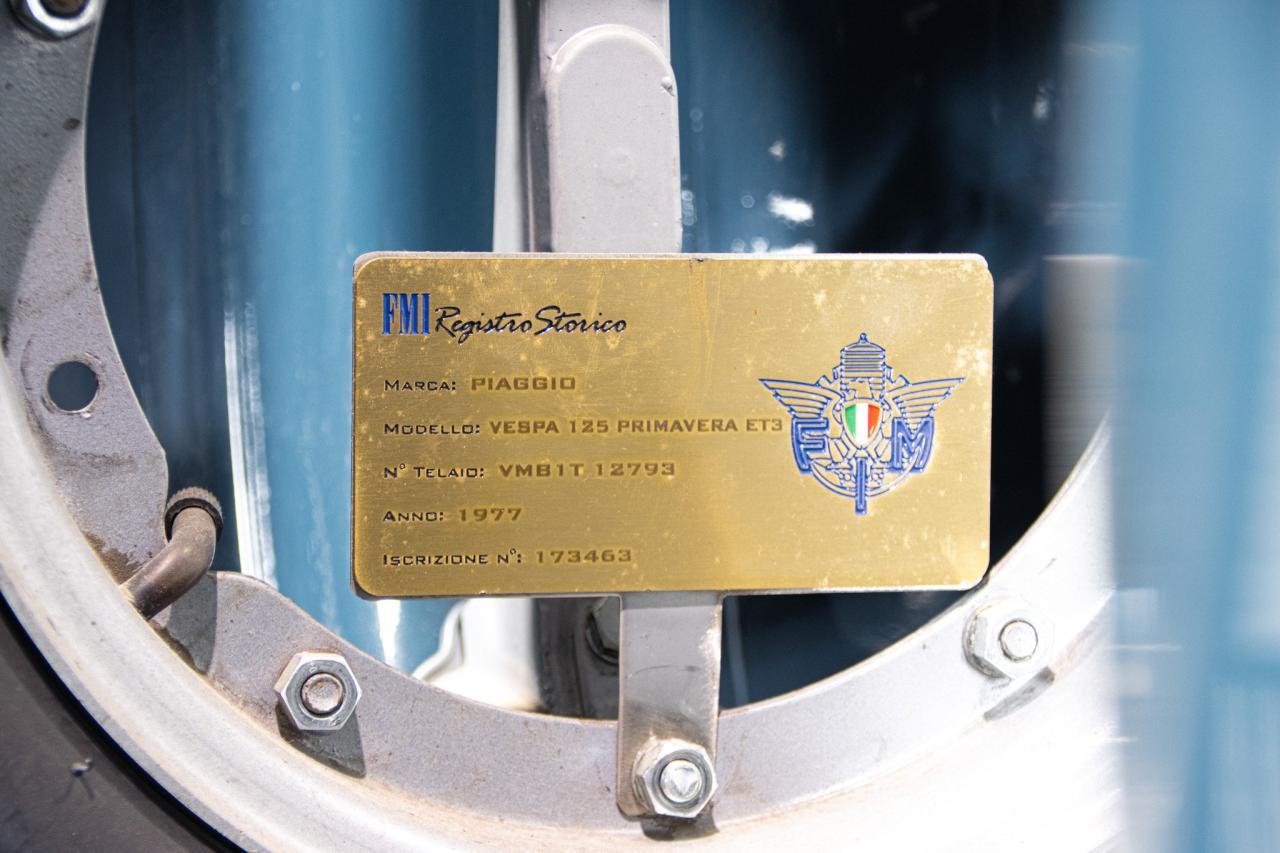 1977 Piaggio VESPA ET3 125 PRIMAVERA JEANS