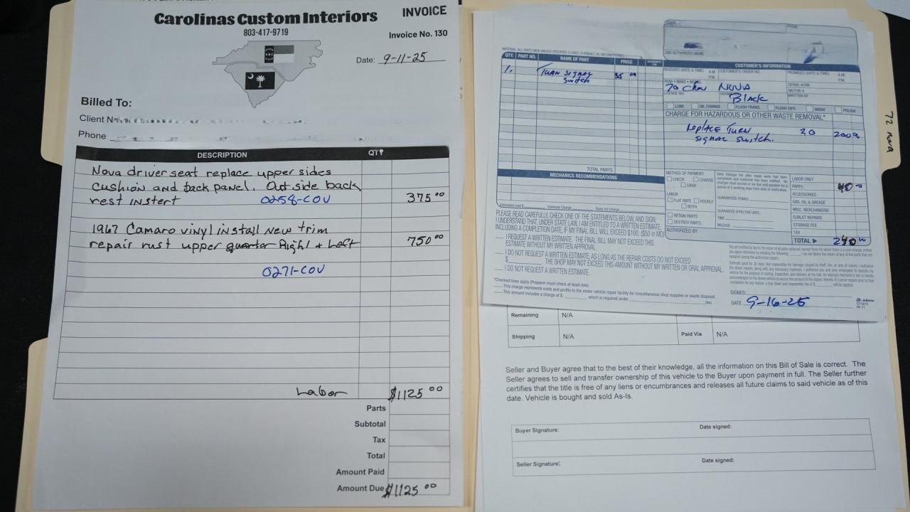 1972 Chevrolet Nova SS Tribute