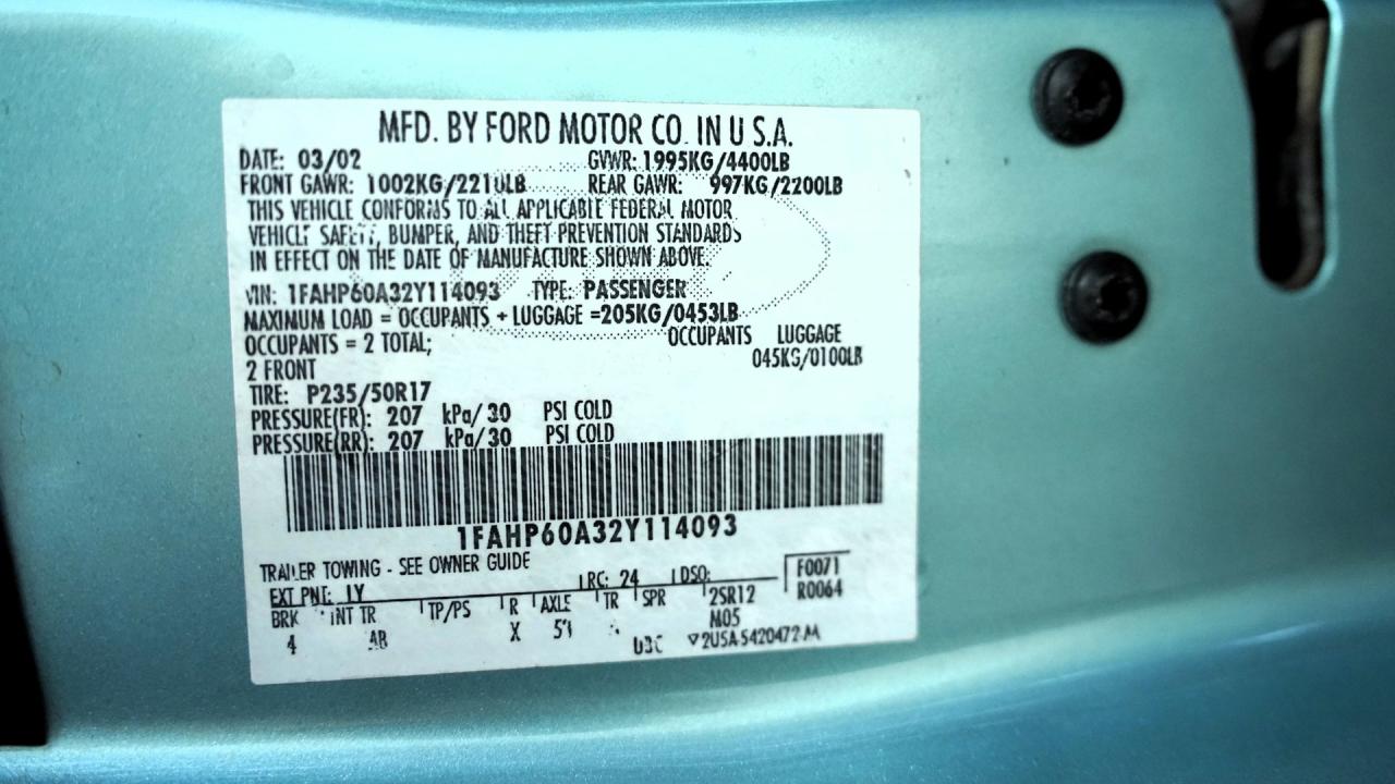 2002 Ford Thunderbird