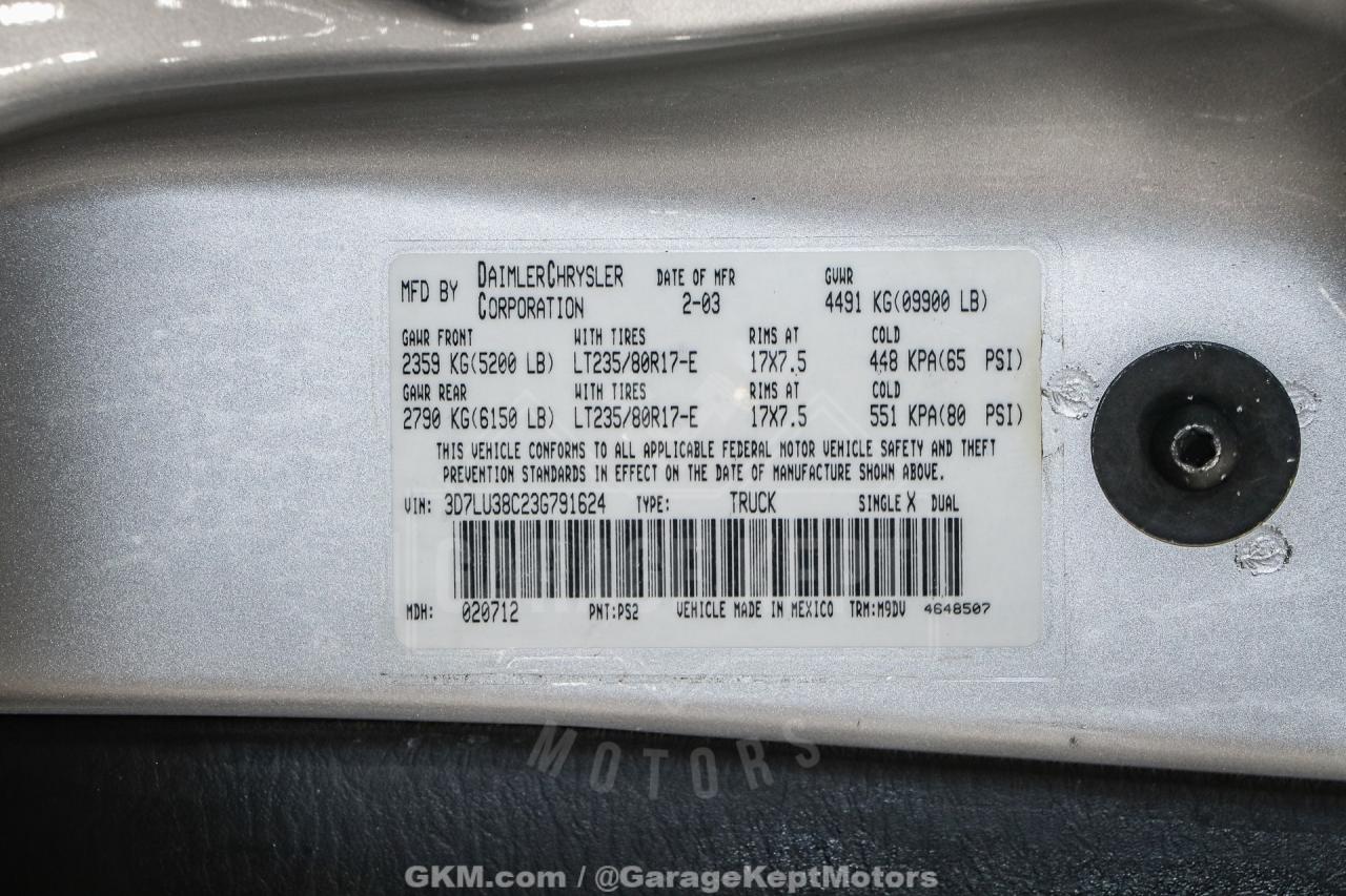 2003 Dodge RAM 3500 SLT