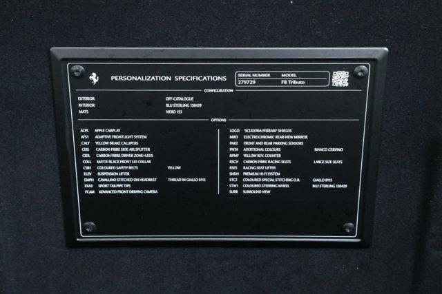 2022 Ferrari F8 TRIBUTO 2022 Ferrari F8 TRIBUTO