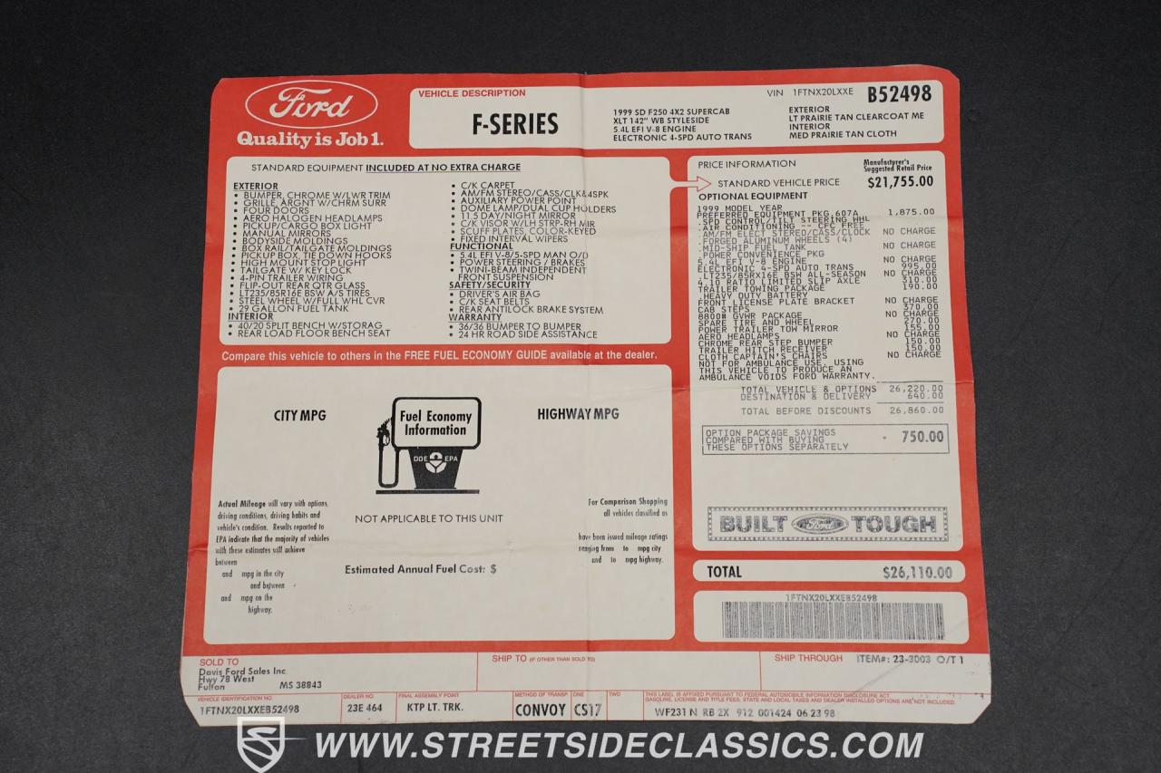 1999 Ford F-250 XLT Super Duty