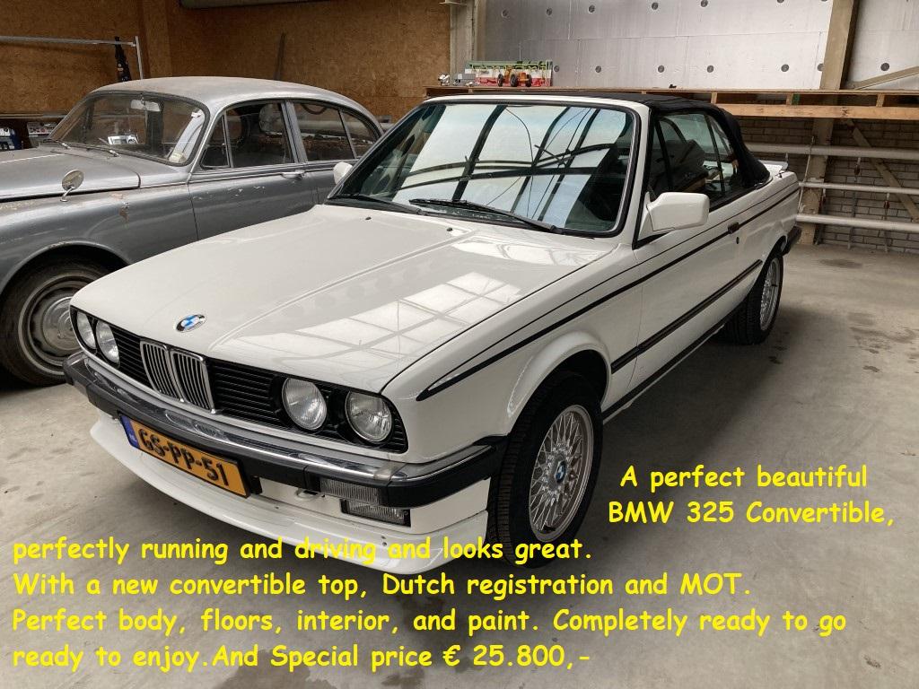 1987 BMW 325i  Cabrio