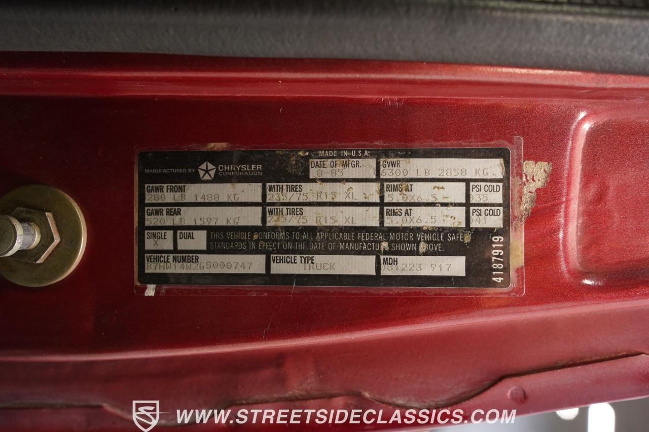 1986 Dodge Power Ram 150 Royal SE