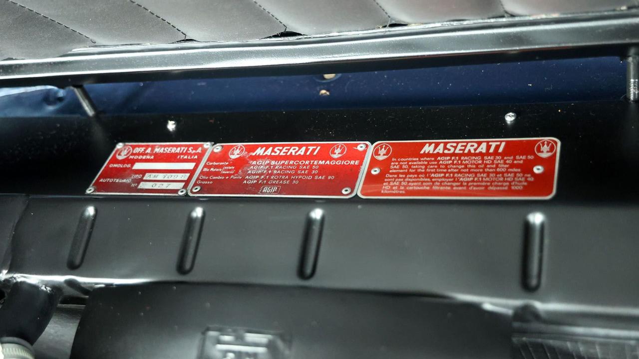 1964 Maserati Mistral 3.5 Spyder