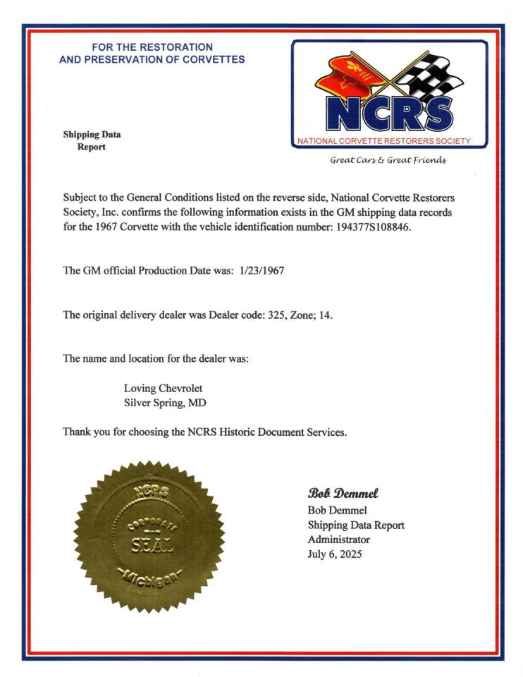 1967 Chevrolet Corvette Restomod