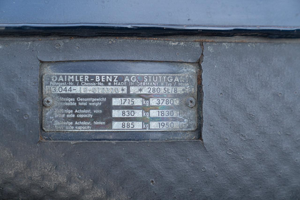 1969 Mercedes - Benz 280 SL