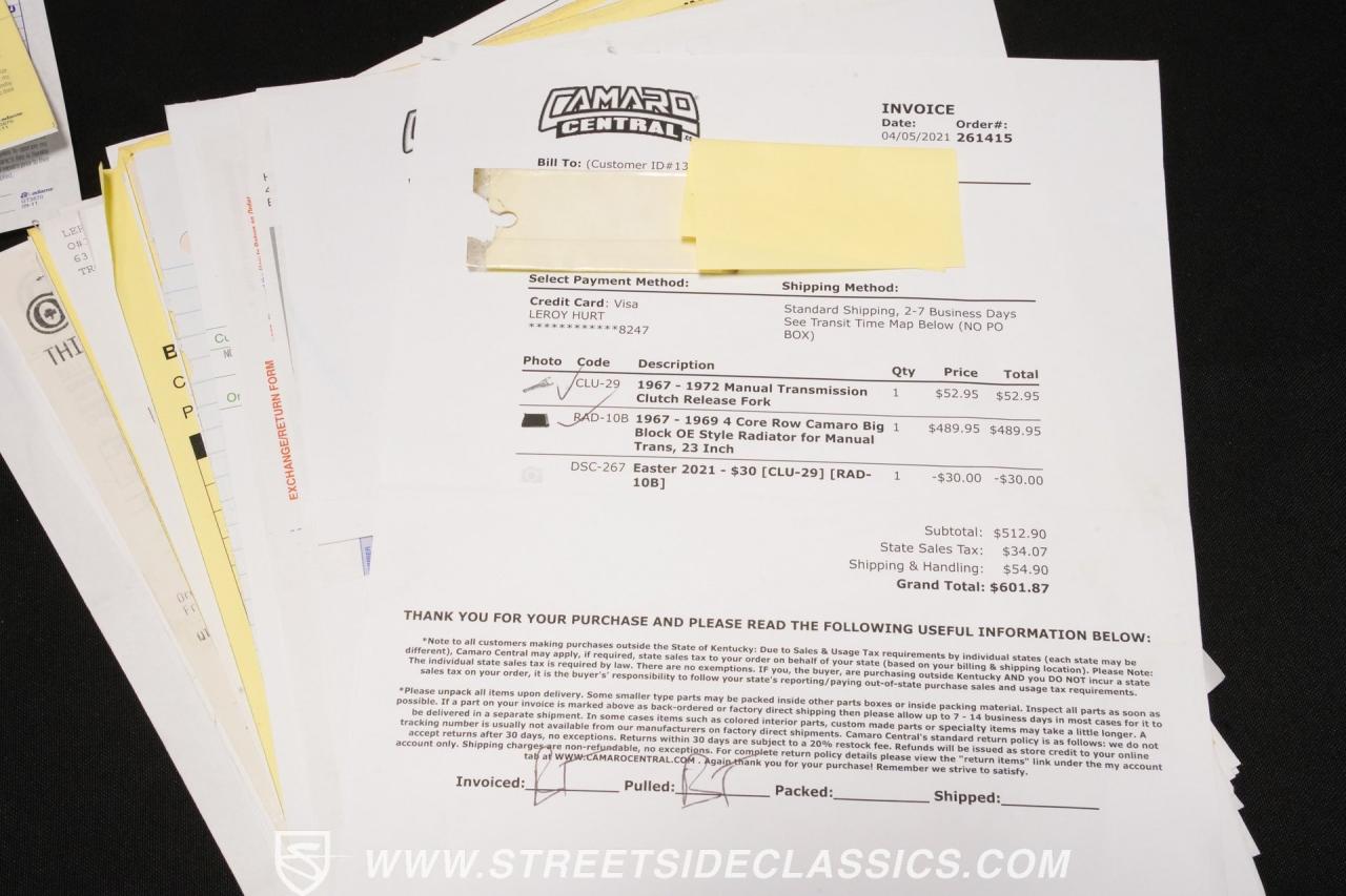 1967 Chevrolet Camaro RS/SS 396