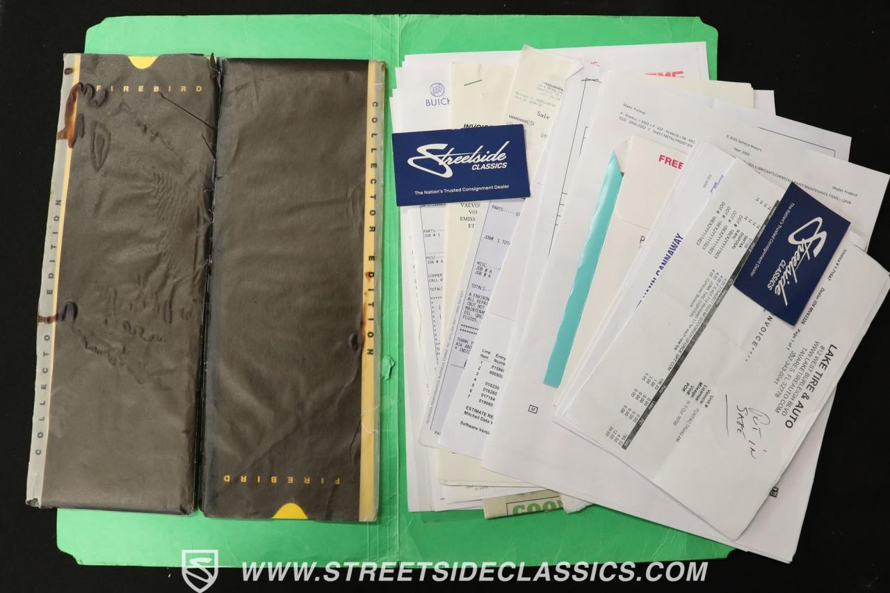 2002 Pontiac Firebird Trans Am WS6 Collectors Edition