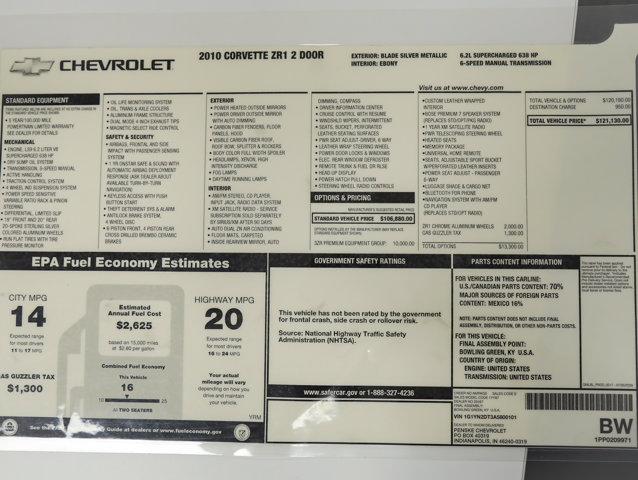 2010 Chevrolet Corvette