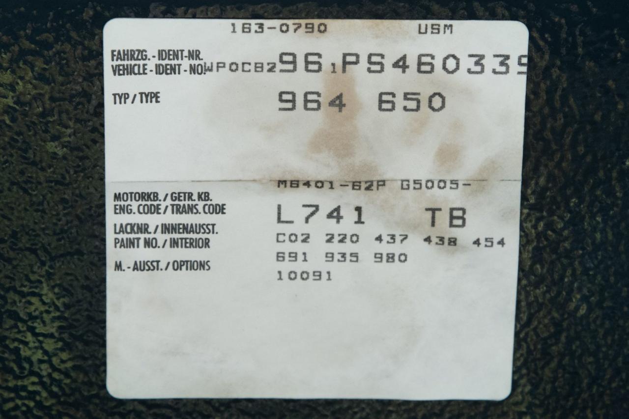 1993 Porsche 911 America Roadster 1993 Porsche 911 America Roadster