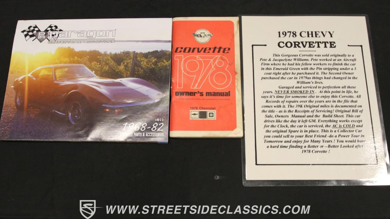 1978 Chevrolet Corvette Pace Car Tribute