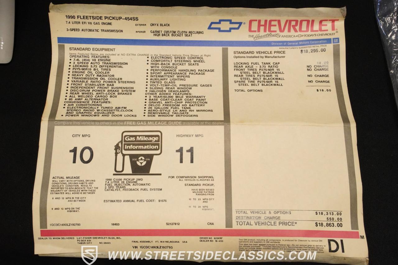 1990 Chevrolet Silverado 454 SS