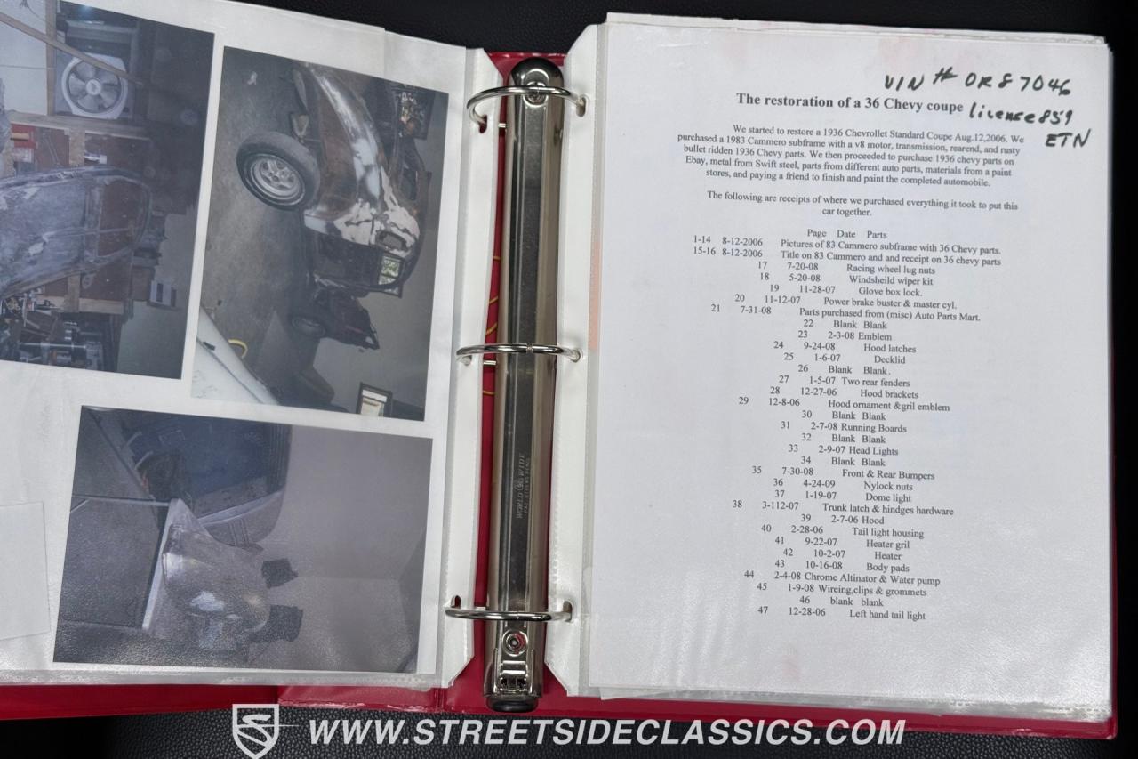 1936 Chevrolet 5 Window  Coupe